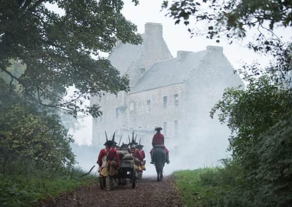 Midhope Castle near South Queensferry doubles as Lallybroch, the ancestral home of Outlander's Jamie Fraser. PIC:Â©2017 Sony Pictures Television Inc. All Rights Reserved.