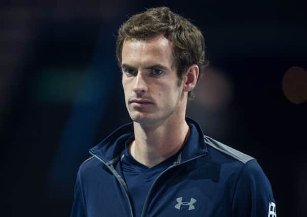Andy Murray is struggling with a hip injury. Picture: John Devlin