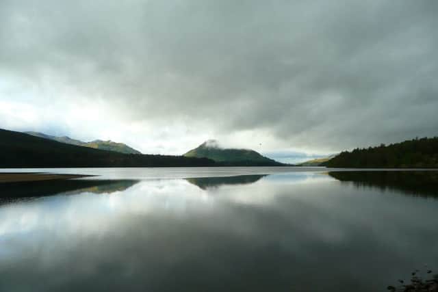 Loch Laggan, where nobles retired to its islands to feast and keep their hounds. PIC. Creative Commons.