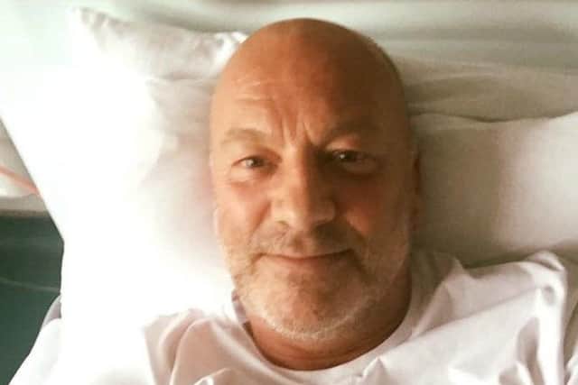 Neale Cooper posted this picture from his hospital bed.