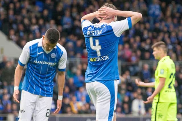 St Johnstone went behind twice in the home leg defeat. Picture: PA