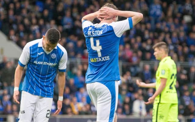 St Johnstone went behind twice in the home leg defeat. Picture: PA