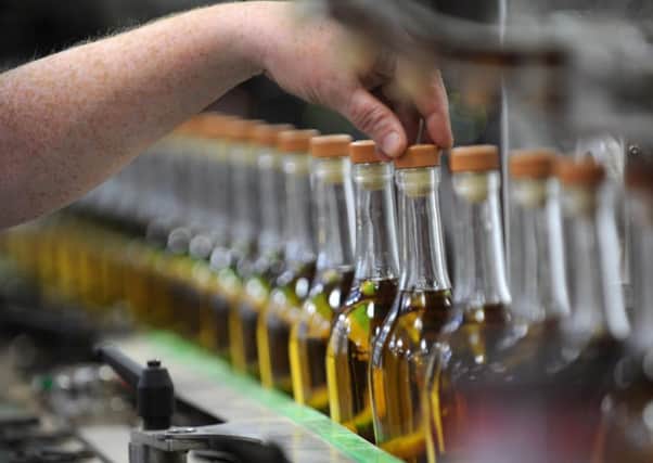 The fall in the pound has made food and drink, including whisky, more competitive. Picture Ian Rutherford