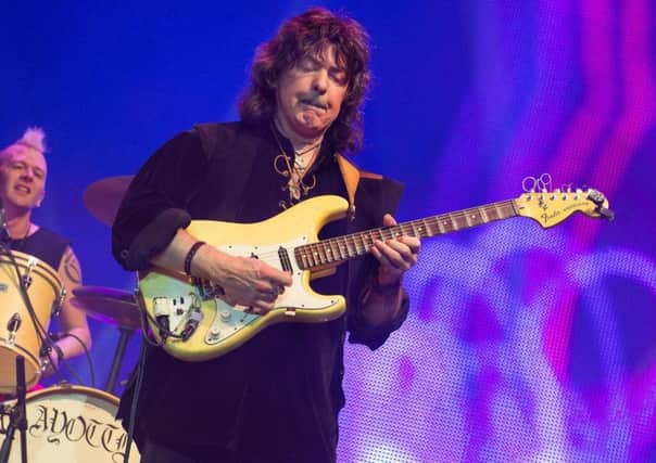 Mandatory Credit: Photo by RMV/REX/Shutterstock (8879889h)
Ritchie Blackmore's Rainbow - Ritchie Blackmore, David Keith
Ritchie Blackmore's Rainbow in concert at SSE Hydro, Glasgow, UK - 25 Jun 2017