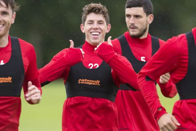 Celtic's Ryan Christie is back for a season-long loan spell at Aberdeen, buoyed by the continuing presence of Derek McInnes. Picture: SNS