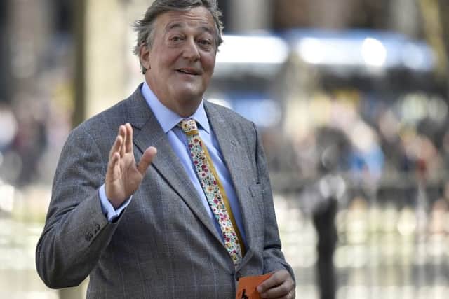 Stephen Fry: Called God a 'maniac'. Picture: Getty Images