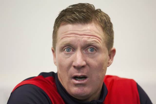 Gary Locke has left Cowdenbeath to return to Hearts. Picture: SNS.