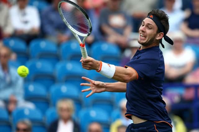 Cameron Norrie has been practising with Andy Murray. Picture: Charlie Crowhurst/Getty Images for LTA
