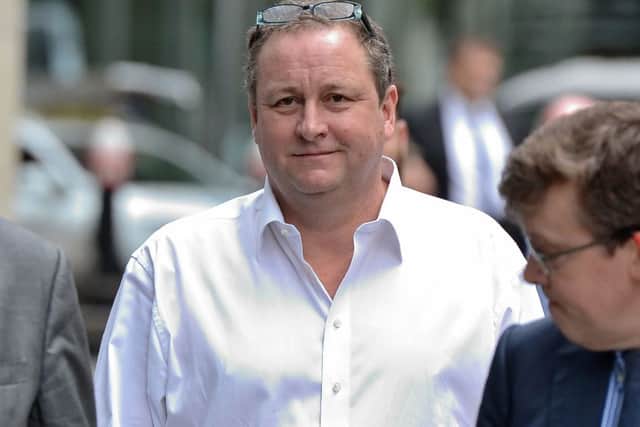 Owner of Sports Direct and Newcastle United, Mike Ashley arrives at the High Court in central London. Picture: CHRIS J RATCLIFFE/AFP/Getty Images
