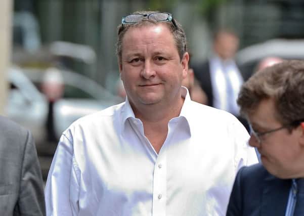 Owner of Sports Direct and Newcastle United, Mike Ashley arrives at the High Court in central London. Picture: CHRIS J RATCLIFFE/AFP/Getty Images
