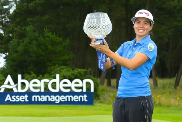 Aberdeen Asset Management Ladies Scottish Open 2016 champion Isabelle Boineau. Picture: