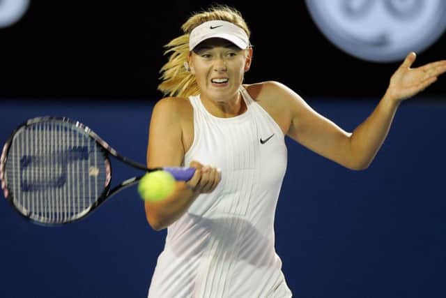 Maria Sharapova has been criticised for her grunting in the past. Picture: Getty