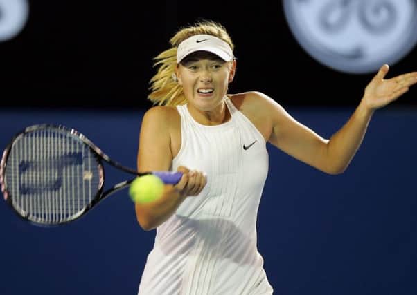 Maria Sharapova has been criticised for her grunting in the past. Picture: Getty