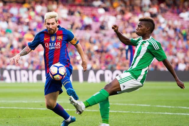 A thoroughly exciting player with tons of skill who loves running at opponents - and Lionel Messi. Picture: Getty