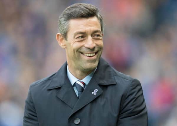 Rangers Manager  Pedro Caixinha won't be leading his side out to face Crotone. Picture: Steve  Welsh/Getty Images