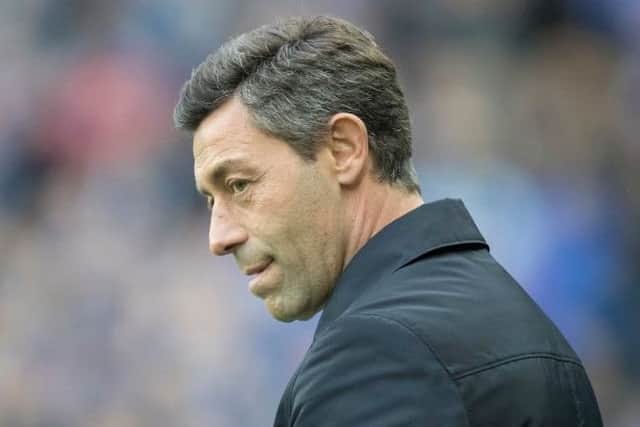 Pedro Caixinha watched his side lose 2-0 in Luxembourg. Picture: Getty