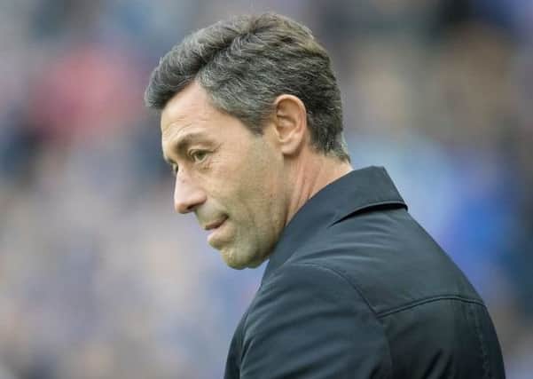 Pedro Caixinha watched his side lose 2-0 in Luxembourg. Picture: Getty