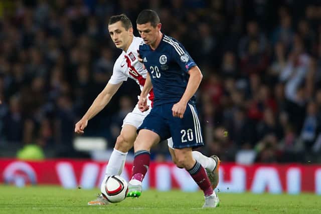 Graham Dorrans has been capped 12 times for Scotland. Picture: John Devlin