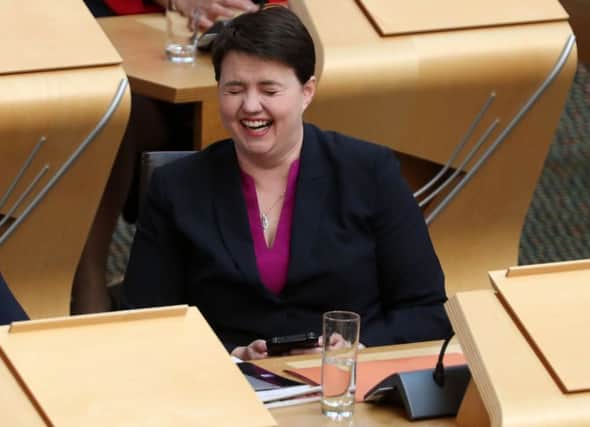 Ruth Davidson's intervention came as a survey on the Conservative Home website gave her the highest net satisfaction rating among party members. Picture: PA