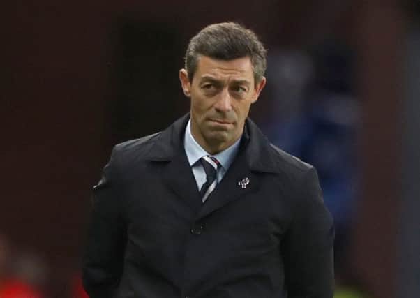 It was a bad night for Pedro Caixinha and his players. Picture: PA
