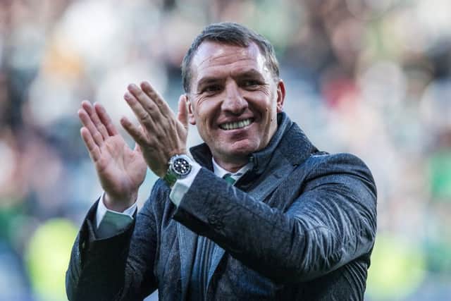 Brendan Rodgers and his side are massive favourites to win next season's title. Picture: John Devlin