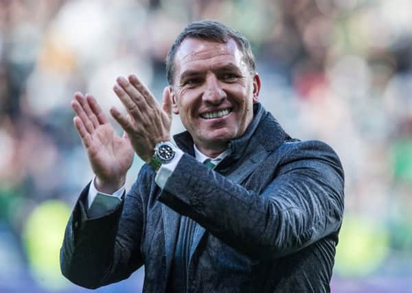 Brendan Rodgers and his side are massive favourites to win next season's title. Picture: John Devlin