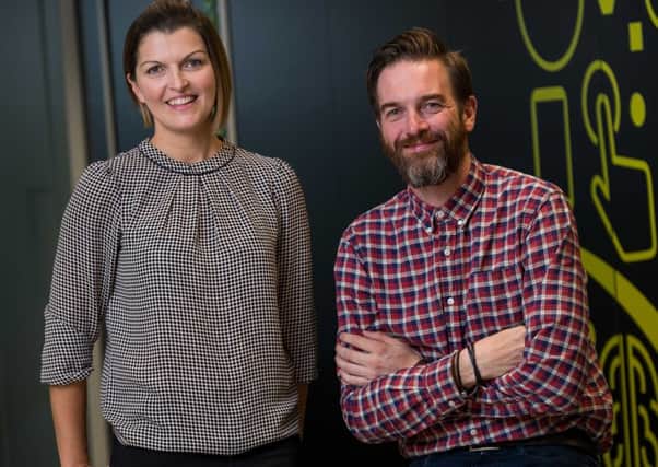 Debbi McLean and Gareth Edwards have made the move to Deloitte Digital from Royal Bank of Scotland. Picture: Contributed