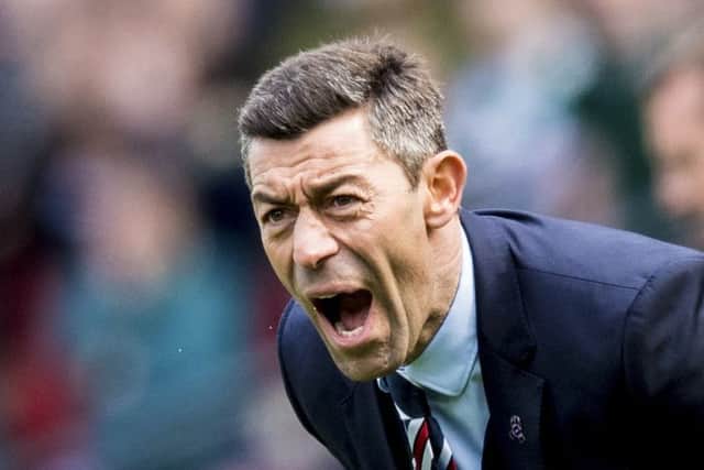 Pedro Caixinha saw his side crash out of Europe. Picture: SNS