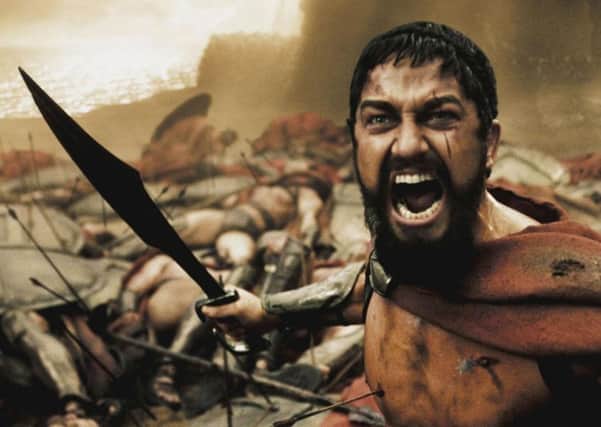 Gerard Butler plays Spartan King Leonidas in the film 300. Picture: PA