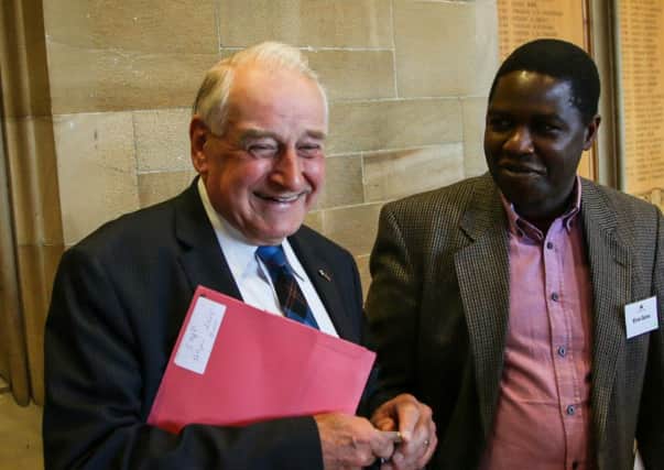 Colin Cameron (left) will return to Malawi for the first time since 1964. The Scot was a minister in the country's first independent government. Picture: Matt Fothergill