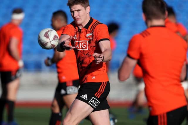 Jordie Barrett, the 20-year-old brother of All Blacks stand-off Beauden Barrett, will start at full-back against the British and Irish Lions. Picture: David Davies/PA
