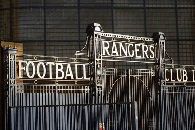 The gloom hanging over Ibrox has not been helped by the dismissal of Rangers appeal against HMRC. Picture: John Devlin.