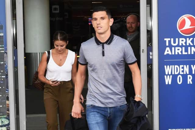 Graham Dorrans arrives to sign for Rangers. Picture: Gary Hutchison/SNS