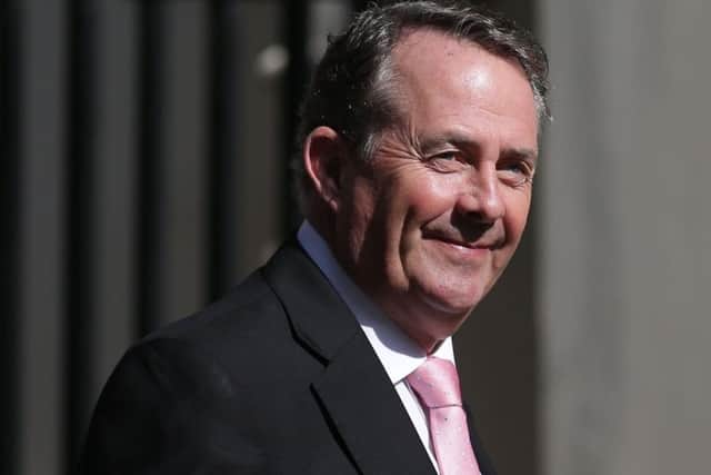 International trade secretary Liam Fox said the figures were 'great news for Scotland'. Picture: Daniel Leal-Olivas/AFP/Getty Images