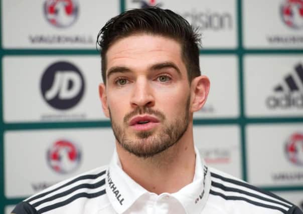 Kyle Lafferty was wanted by both Hearts and Hibs