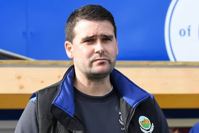 Linfield manager David Healy won a domestic treble last season, his first at the helm of the Belfast club. Photograph: Craig Williamson/SNS