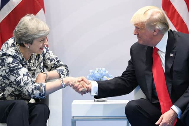 Prime Minister Theresa May holds talks with US President Donald Trump. Picture; Stefan Rousseau/PA
