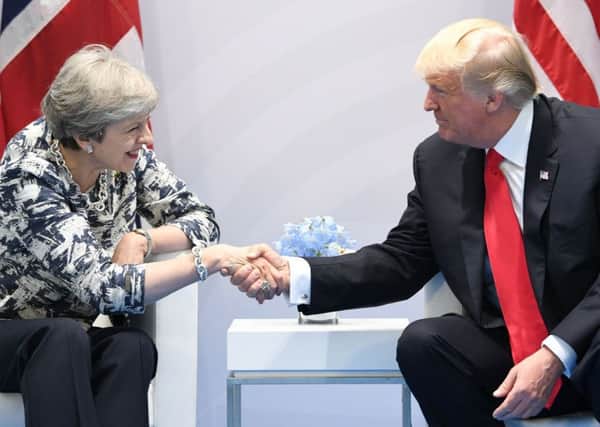 Prime Minister Theresa May holds talks with US President Donald Trump. Picture; Stefan Rousseau/PA