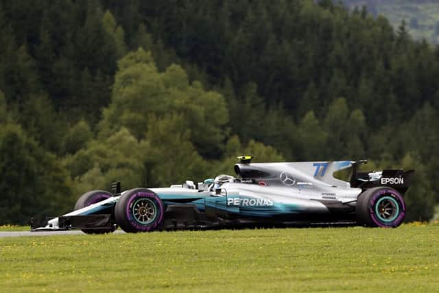 Valtteri Bottas outshone team-mate Lewis Hamilton to take pole for todays Austrian Grand Prix. Photograph: Darko Bandic/AP