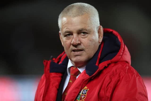 British and Irish Lions coach Warren Gatland. Picture: David Davies/PA Wire
