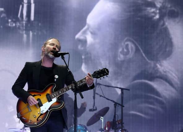 Radiohead front man Thom Yorke performs on the main stage at TRNSMT festival in Glasgow. Picture: Andrew Milligan/PA Wire