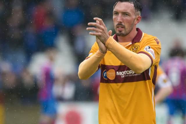 Ryan Bowman scored for the Steelmen. Picture: Paul Devlin/SNS