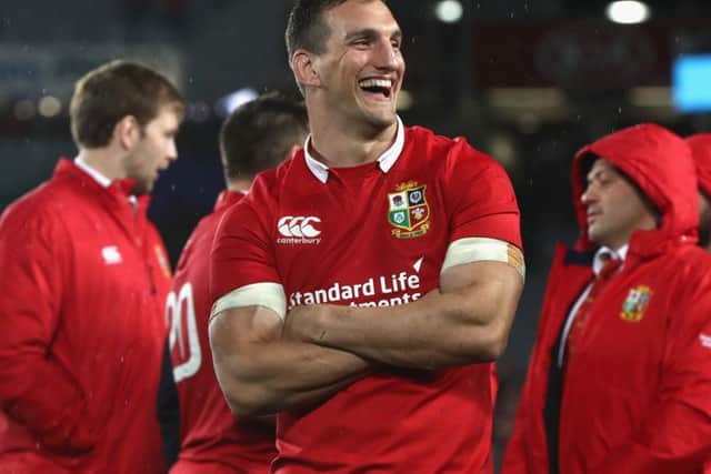 Lions captain Sam Warburton smiles in the aftermath of Saturday's draw in Auckland. PICTURE: Getty