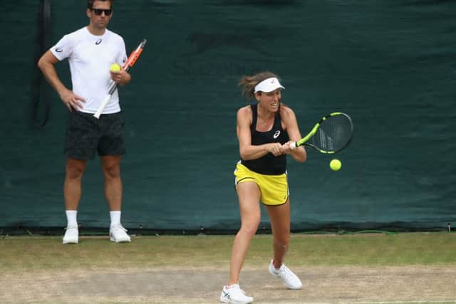 Johanna Konta: feeling calm and ready.Picture: Getty.