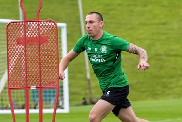 Celtic captain Scott Brown is confident of being fit in time. Picture: SNS