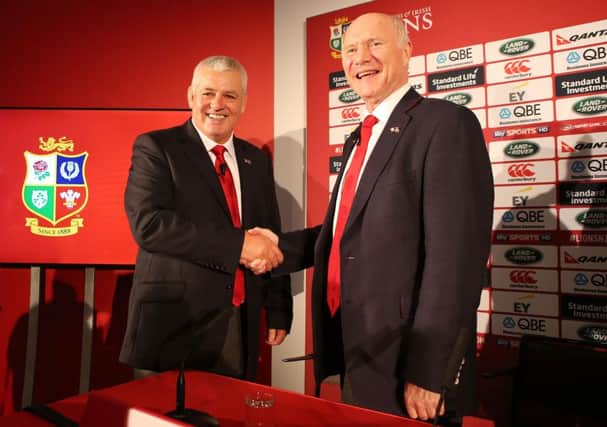 Lions head coach Warren Gatland was initially positive  about playing a 'fourth Test'. Picture: PA.