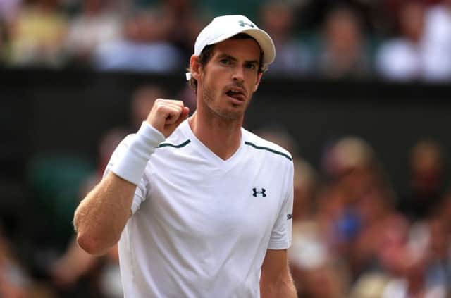 Andy Murray defeated Benoit Paire on day seven of Wimbledon. Picture: Adam Davy/PA Wire