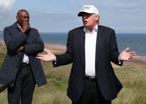 Donald Trump in Scotland. Photo: Andrew Milligan/PA Wire