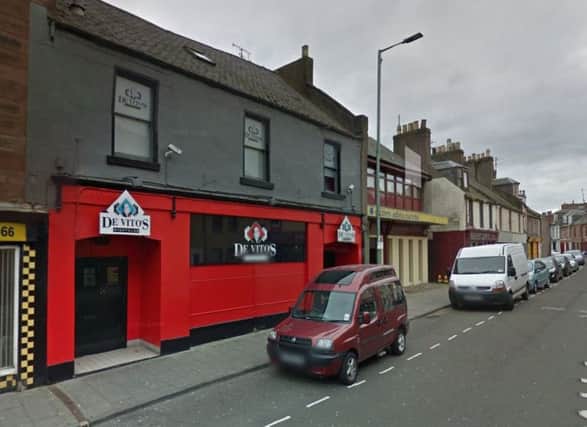 The incident took place at DeVito's nightclub in Arbroath. Picture: Google