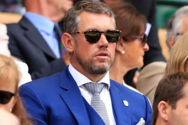 Golfer Lee Westwood pictured at Wimbledon this week. Picture: Adam Davy/PA Wire